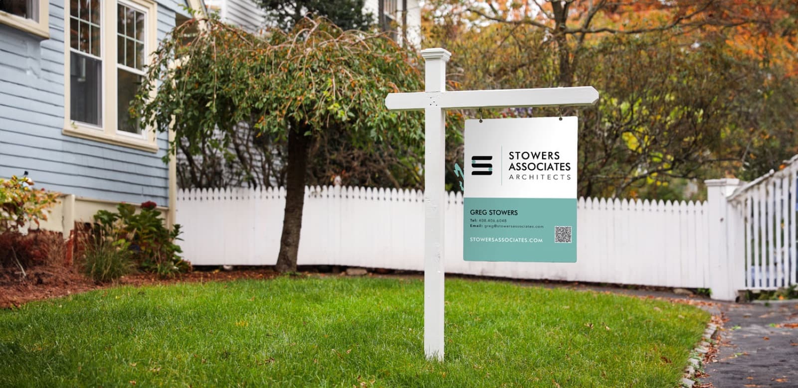 Stowers Associates project-site yard sign